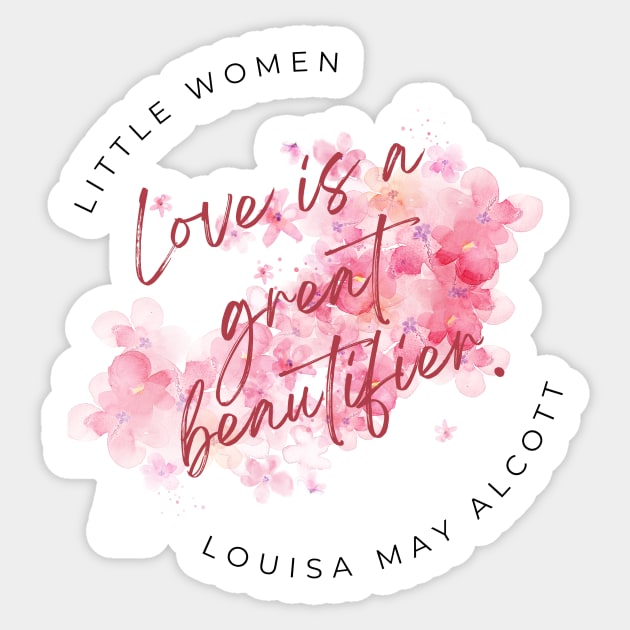 little women love watercolor Sticker by bfjbfj